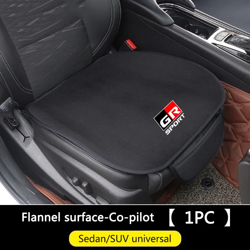 Auto Cuscino del Sedile Anteriore Copertura di Flanella Proteggere Per Toyota GR Sport Chr 2023 Yaris Hilux 86 Gazoo Racing Accessori Per Interni