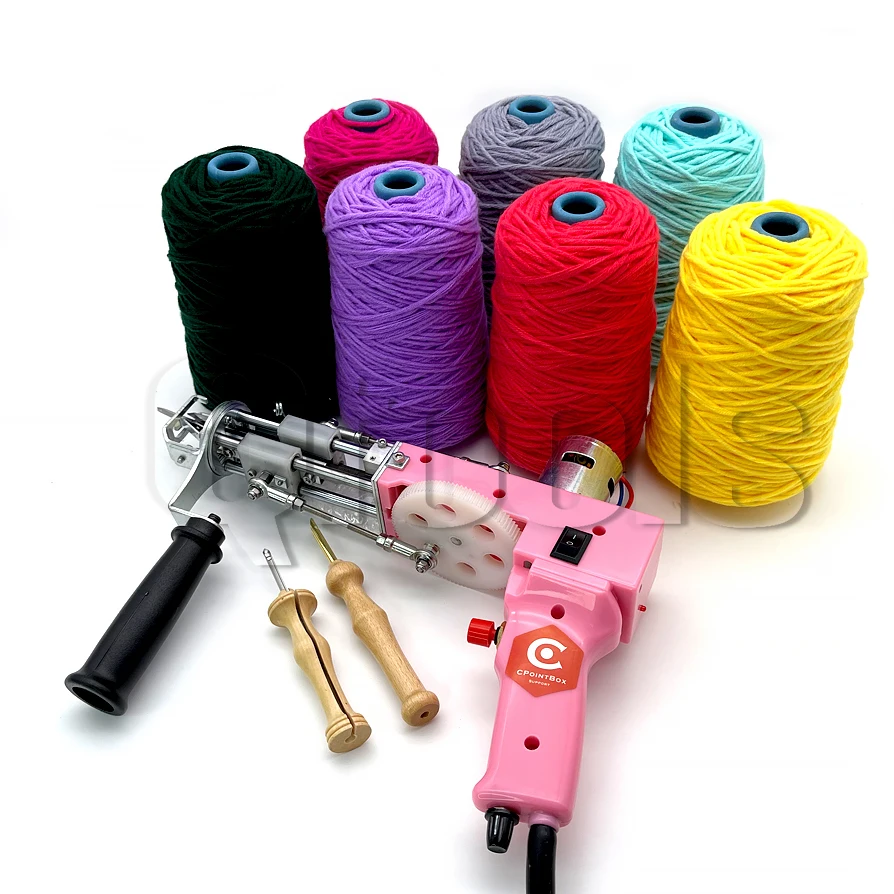 Wholesale 400g Lightweight Warp Knit Acrylic Yarn 3.3mm 8ply for Rugs Carpets Upholstery & Home Textiles Tufting Gun Use