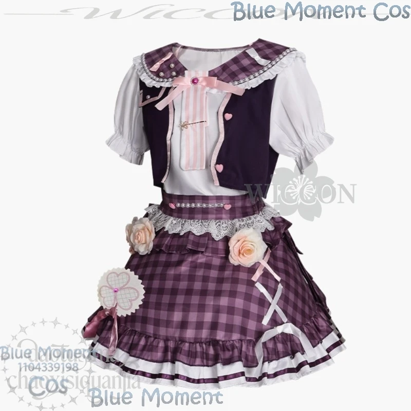 أنيمي لعبة مشروع Sekai تأثيري المزيد من القفز! 4 الذكرى السنوية موموي إيري زي الأرجواني Kawaii الحلو لوليتا جيراي كي عيد الميلاد