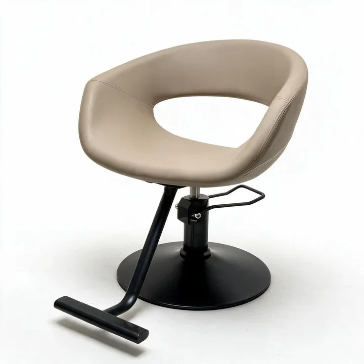 Modern Empty Back Hydraulic Styling Chair Barber Chair Salon Furniture 360 Degree Rotatable Adjustable Barber Chair