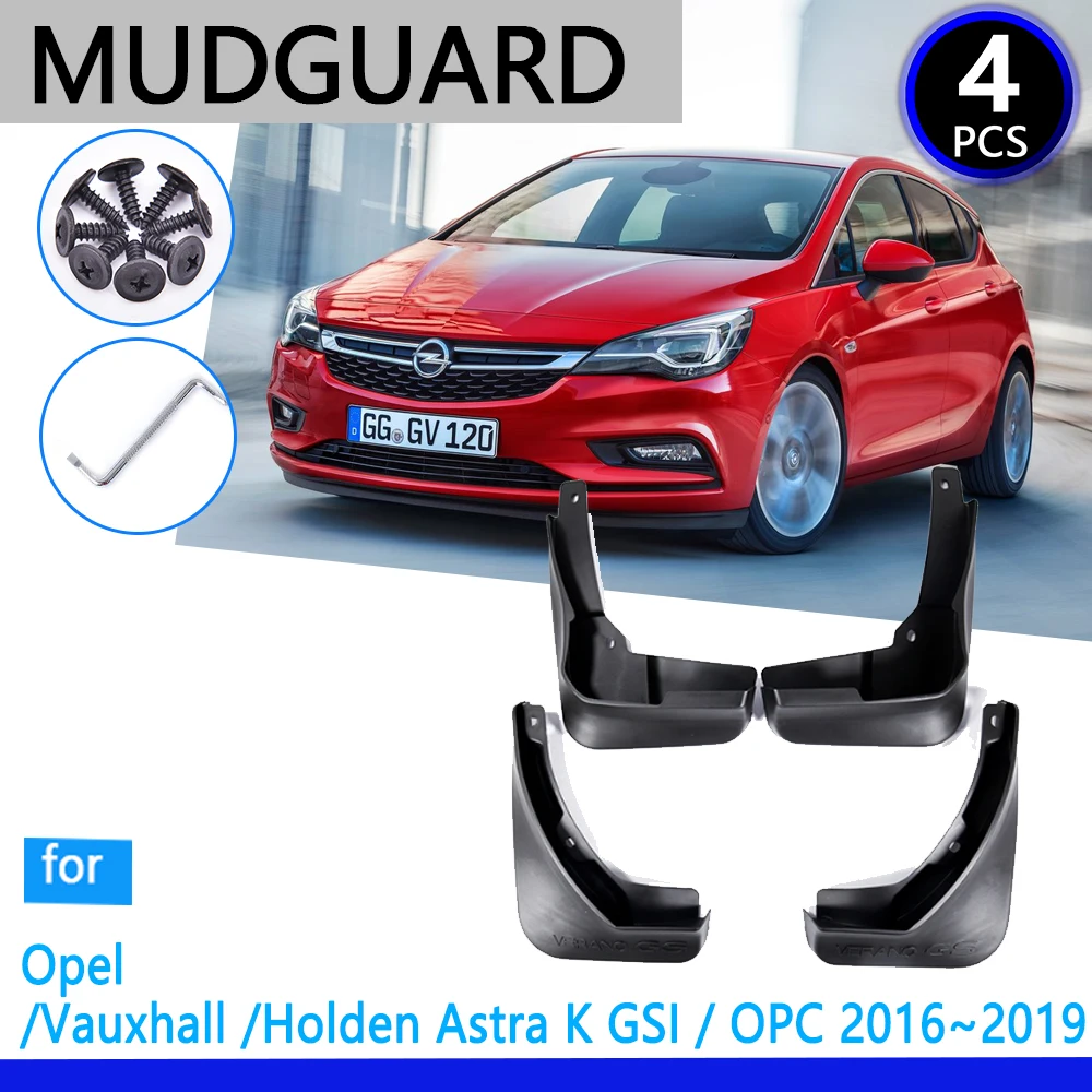 Mudguards fit for Opel Vauxhall Astra K GSi OPC 2016 2017 2018 2019 Car Accessories Mudflap Fender Auto Replacement Parts