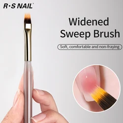 RSNAIL Nail Brush DIY Gradient Nail Art Painting Pen Transparent Acrylic Sweeping Brushes Drawing Manicure Nail Tool Accessories