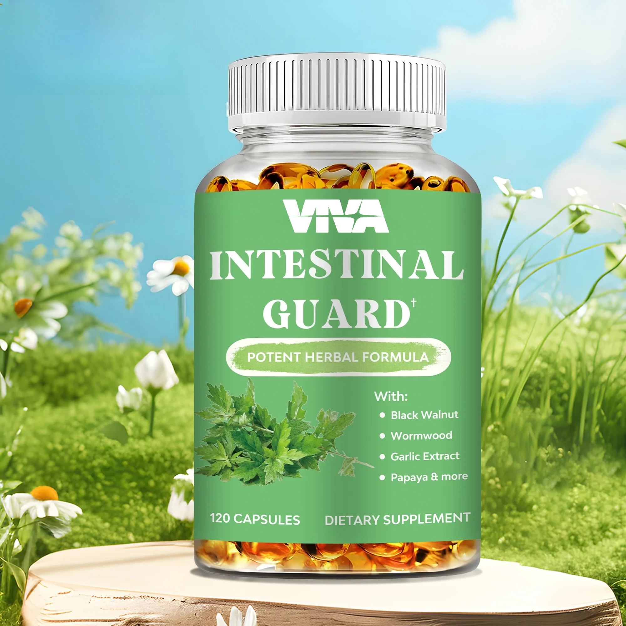 Intestinal Guard Capsules - Reduces Bloating, Promoting Digestive and Intestinal Health, Boost Energy Levels, Enhance Immunity