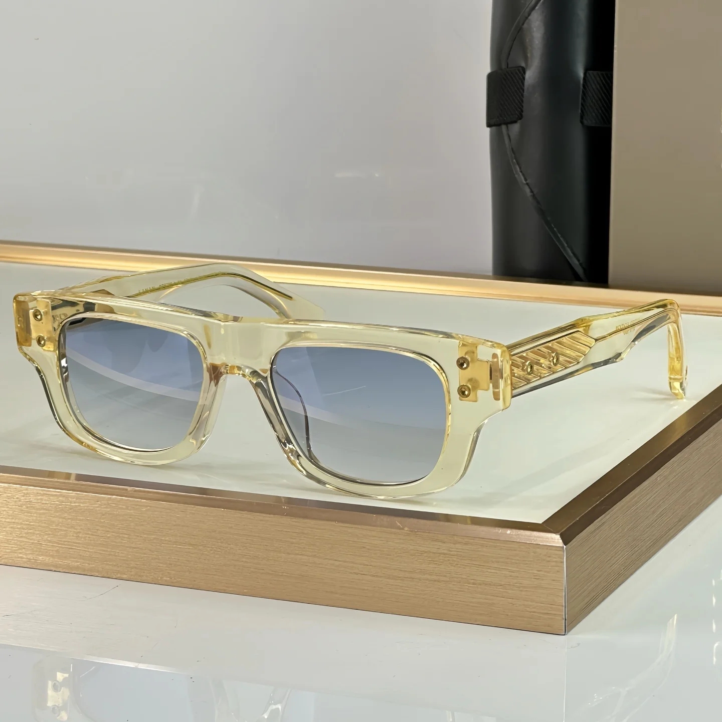 

ADITA KANAN DT735 52-20 Top Quality Sunglasses for Men and Women Classic Punk Luxury Acetate Titanium Designer Sunglasses Frames