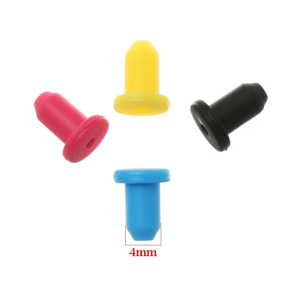 & Accessories Filling Parts Random Color Ink Supply System Refill Cartridge 4mm Solid Plugs Sealing Rubber Plug Silicone Seals
