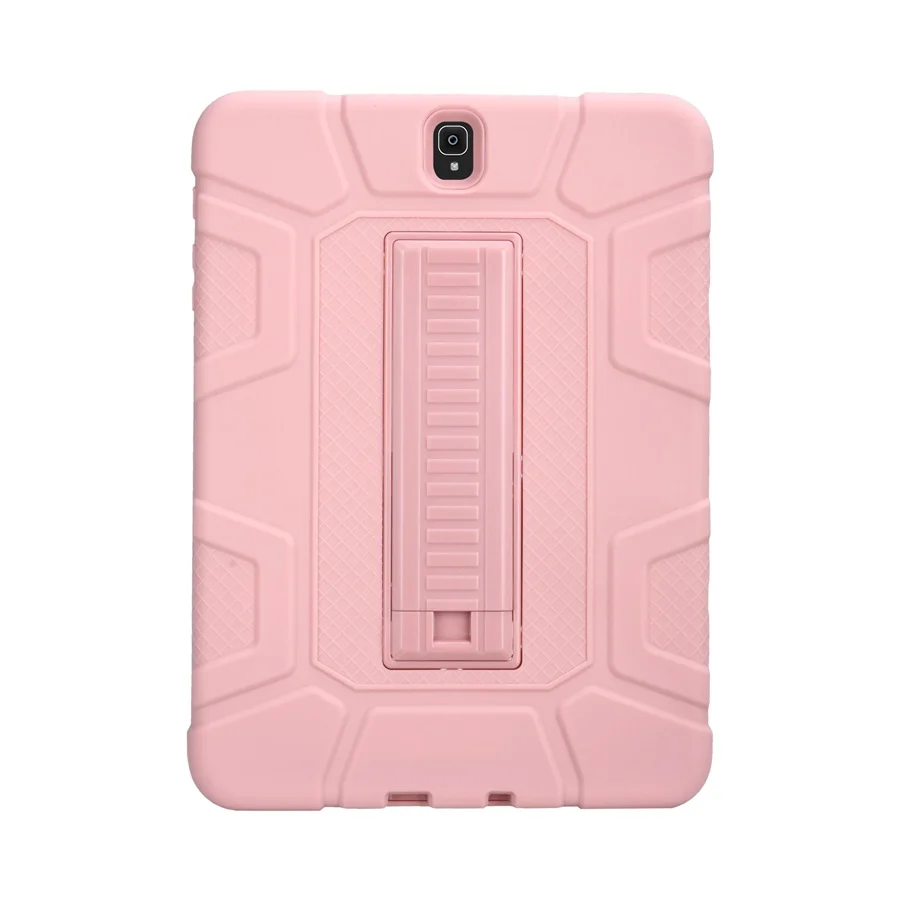 New Silicon Shockproof Armor Case for Samsung Galaxy Tab S3 9.7 inch T820 T825 Stand cover for Samsung Tab S3 9.7 Case +Film+Pen