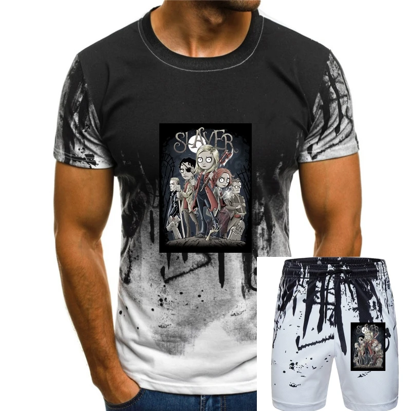 Camiseta de Slayer Buffy para hombre, camiseta estampada, camisetas