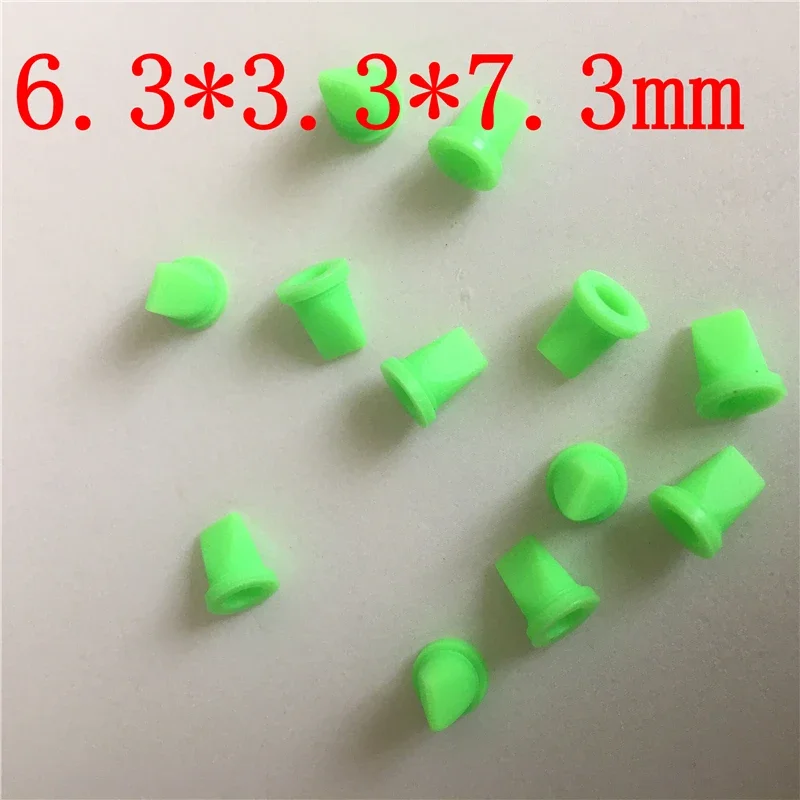 10pcs Silicone duckbill green  check valve  6.3*3.3*7.3MM