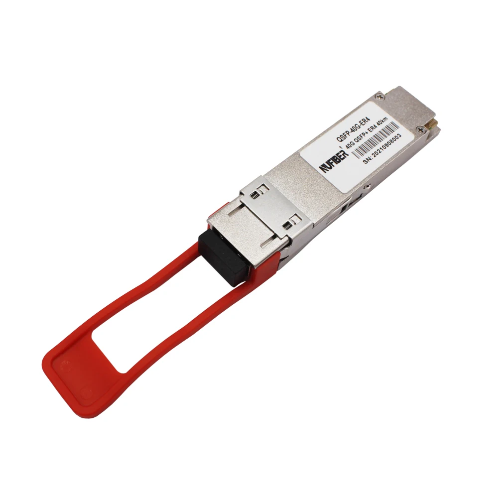 40G QSFP+ ER 40km Dual Fiber Optical Module with 2 LC Fiber Optic Transceivers 1310nm Single Model Duplex for 4G IP POE Networks
