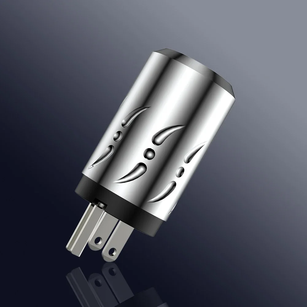 VM502R VF502R فيبورغ النحاس النقي الروديوم مطلي الولايات المتحدة موصل الطاقة IEC أنثى التوصيل HIFI كابل الصوت لتقوم بها بنفسك