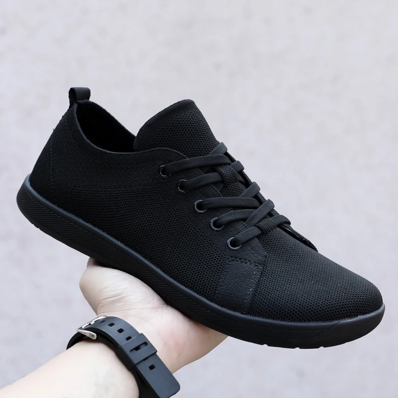 Zapatillas de deporte Unisex de punta ancha para hombre y mujer, zapatos informales de malla para verano, calzado deportivo para entrenamiento y