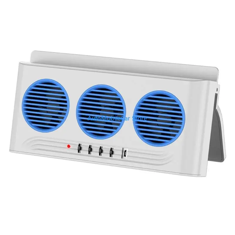 G8TE Universal Car Window Ventilation Fan Solar Radiator Cooling Fan for Comfort