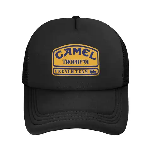 Camel Trophy 91 Print Mesh Baseball Cap Men Women Summer Sun Caps Street Hip Hop Hat Outdoor Sunshade Hat Daily