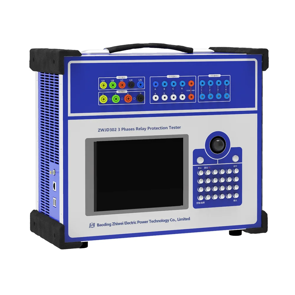 ZWJD302 Electronic 3 Phase High Accuracy Relay Protection Tester Microcomputer Secondary  for Set