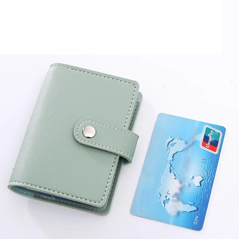 New Anti-theft ID Credit Card Holder Fashion Women\'s 26 Cards Slim PU Leather Pocket Case Purse Wallet for Women Men Female