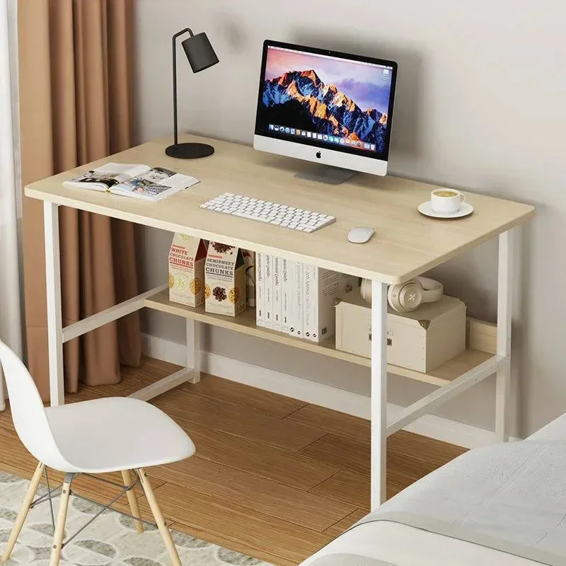 

High-quality Desk Bedroom Computer Desk Simple Desktop Computer Home Rectangular Rental Room Student Reading Desk