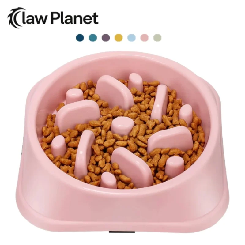 Pet Dog Slow Feeder Bowl Non Slip Puzzle Bowl Anti-Gulping Pet Slower Food Feeding Dishes Dog Bowl for Medium Small Dogs Puppy