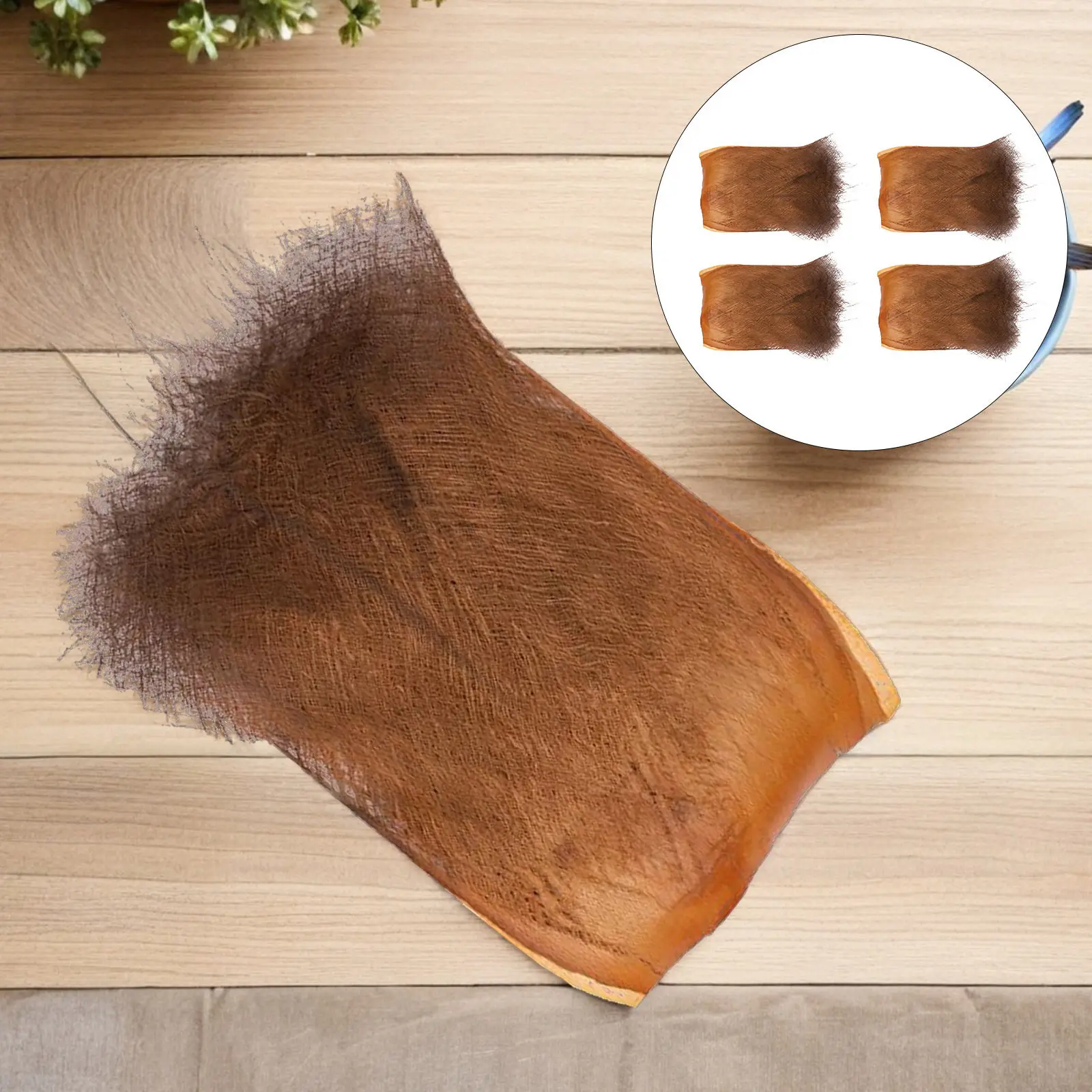 

5 шт. натуральной пальмовой коры для ландшафтного дизайна, для цветочных горшков, декора офиса, проектов по озеленению, декор из пальмовой коры