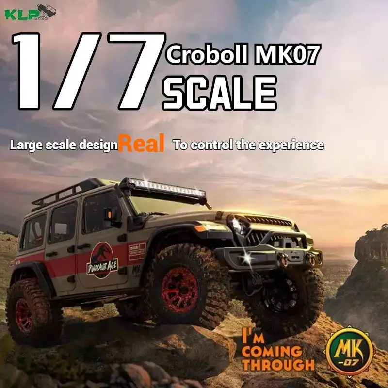 クロボルMk07大型オフロードRCカー 1/7スケール ラジコン電動クライミングカー ディファレンシャルロックとデュアルスピード機能搭載