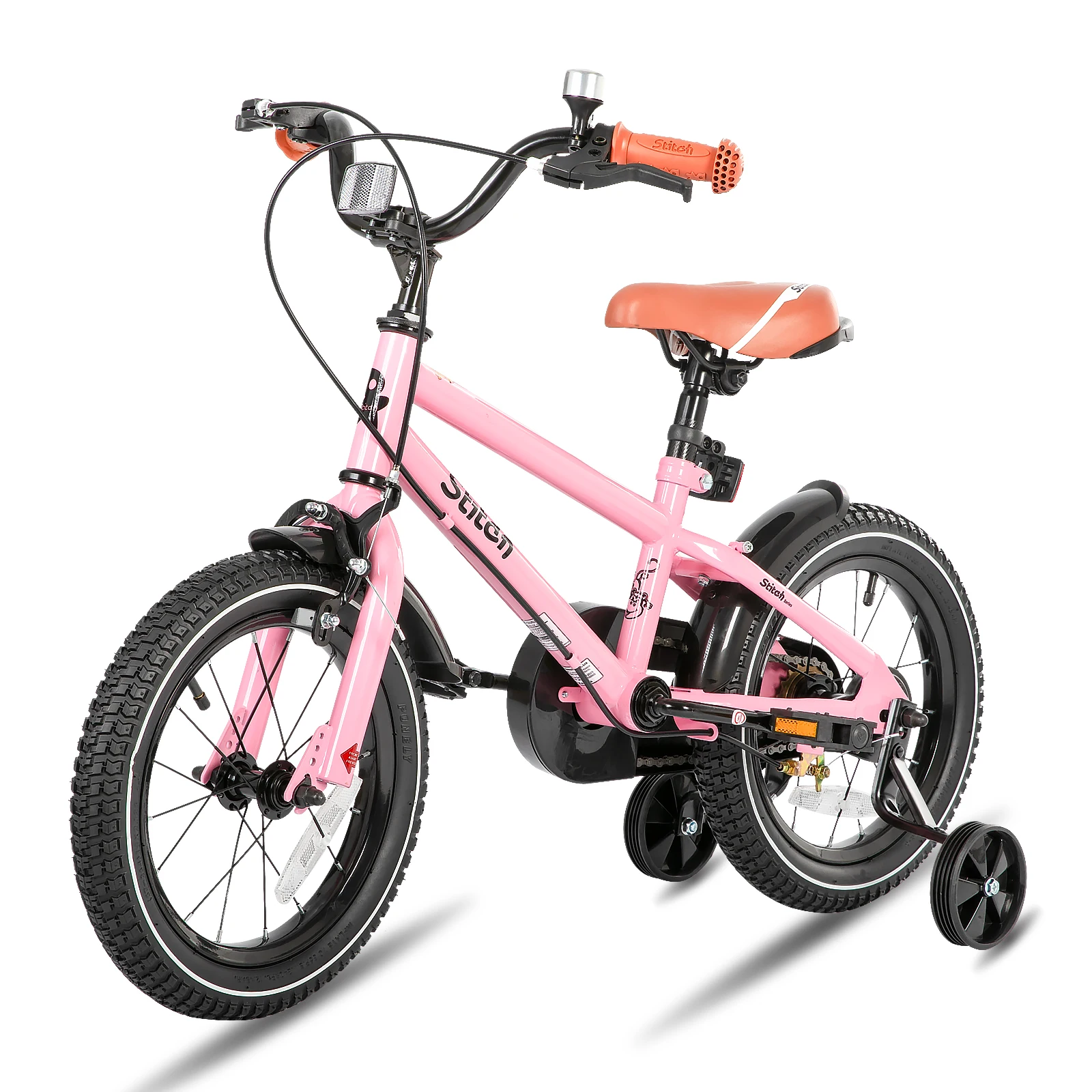 

Тренировочный велосипед для малышей и детей от 3 до 12 лет, детский велосипед для девочек с обычной педалью и ручным тормозом