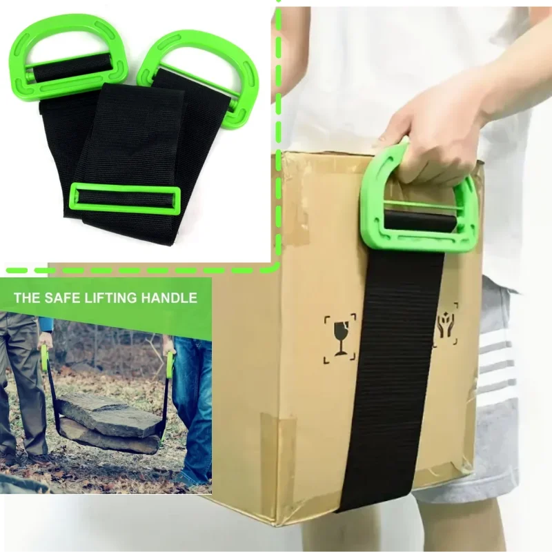 1 pc Ergonomic Adjustable Lifting Straps Moving Tools Moving Furniture Heavy Duty Refrigerator Carrier Stra