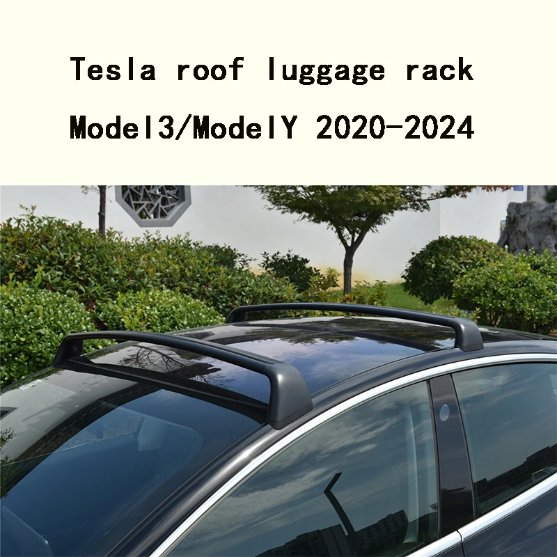 

Upgrade Roof Rack Cross Bars with Antitheft Locks for Tesla Model Y Model 3 2023 Aluminum Cargo Carriers Rooftop Crossbar Holder