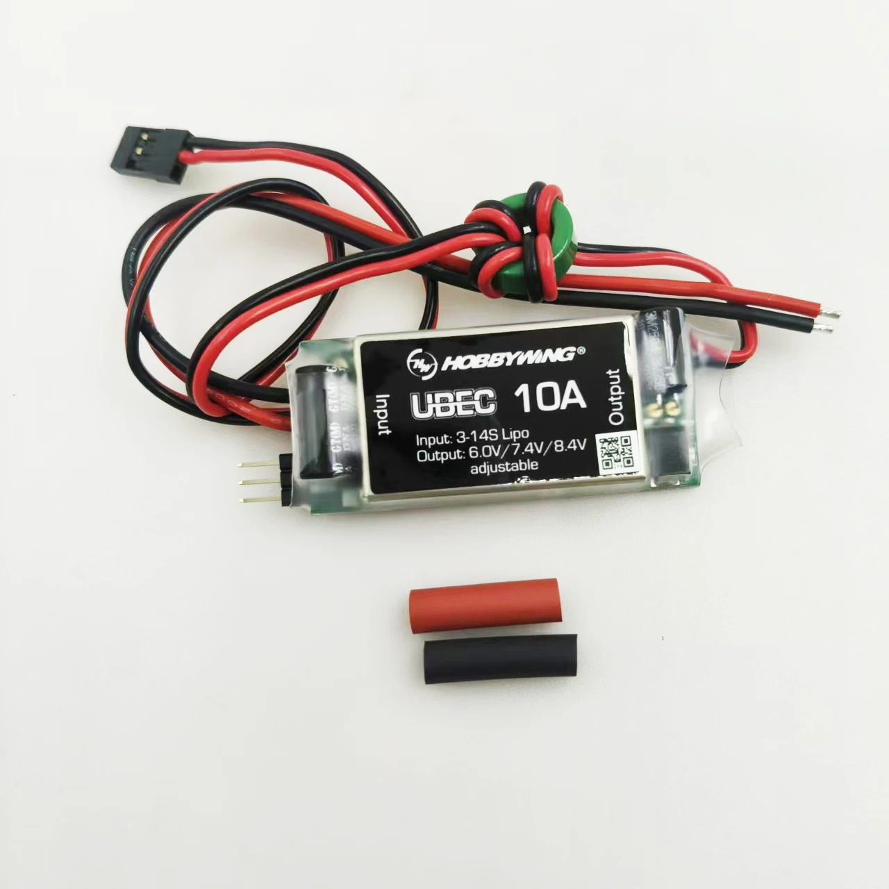 Hobbywing 10A UBEC V2 แรงดันไฟฟ้าโมดูล 2-6S กันน้ําปรับ 6 V/7.4 V/8.4 V สําหรับรถขนาดเล็กชิ้นส่วนของเล่น