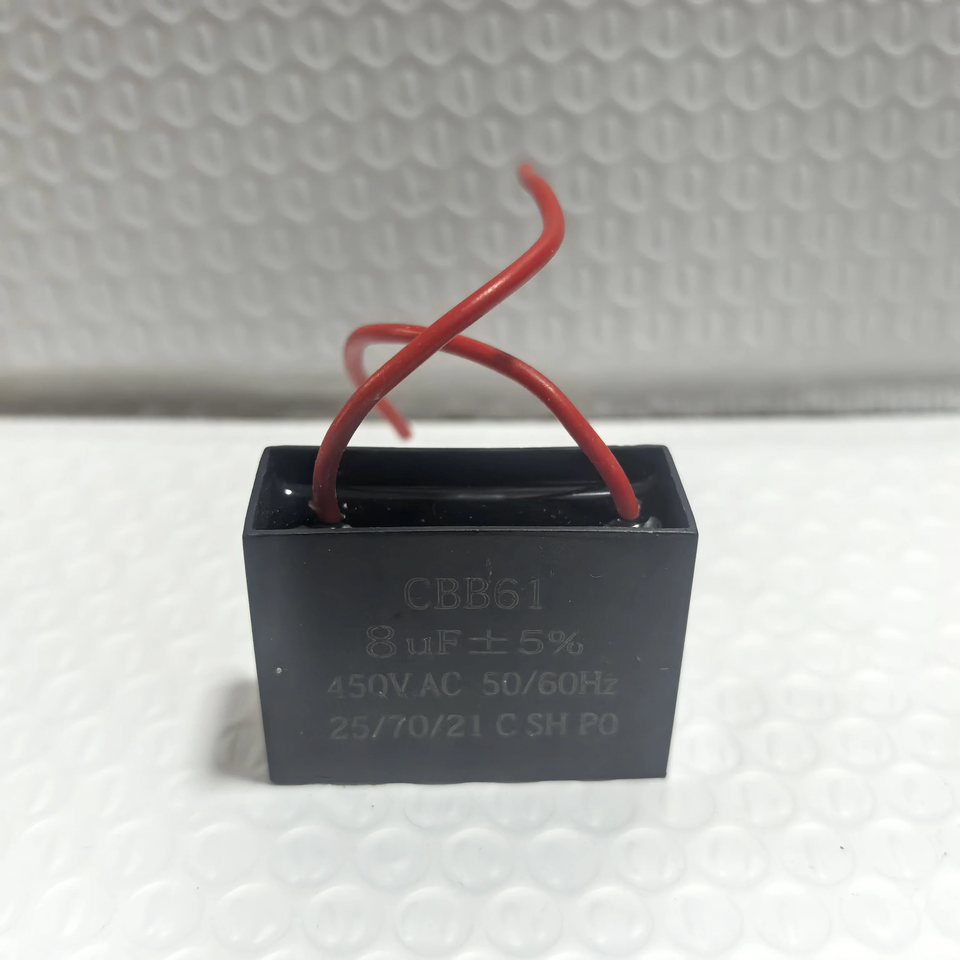 8uF 450V CBB61 Fan Capacitor 8uF Fan Start Capacitor Motor Start Capacitor