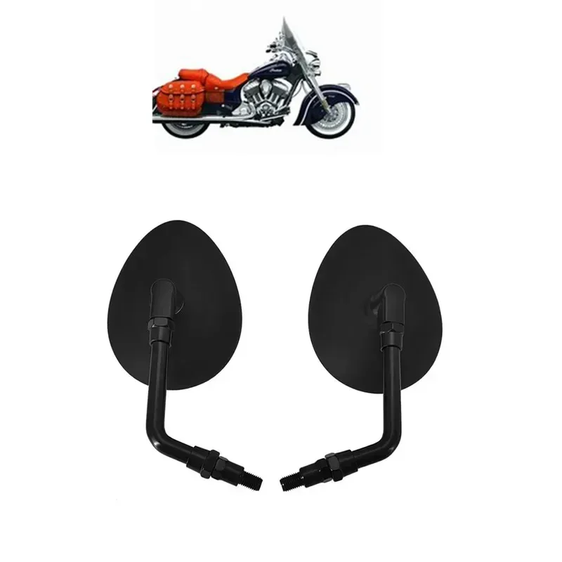 

Motorcycle Acsessories Rear View Side Mirrors Black Chrome For Indian Scout Chief Vintage all models Parts