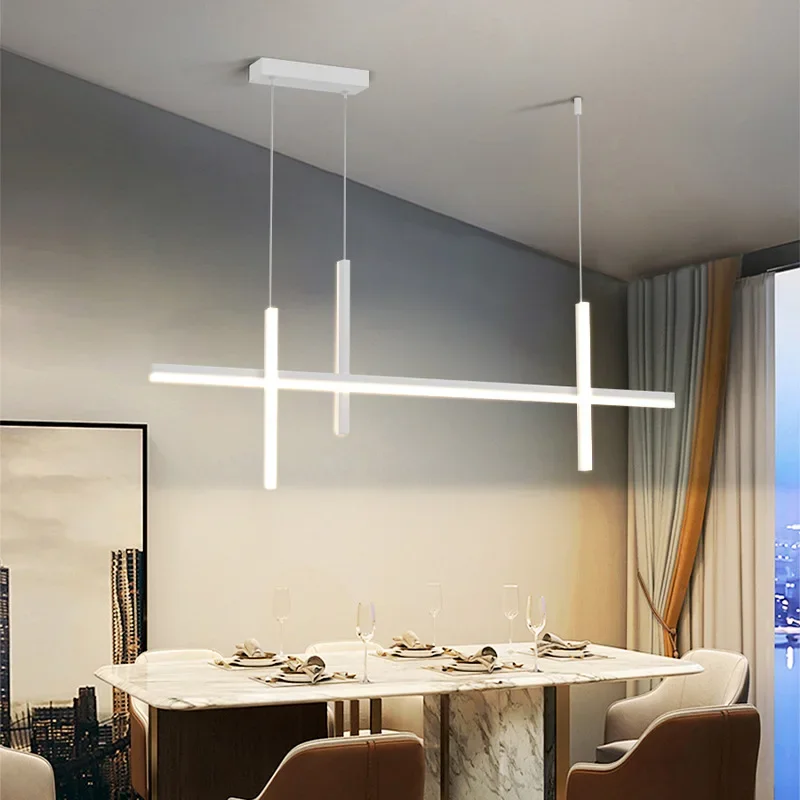 

Modern Minimalism Led Chandeliers for Living Dining Room Kitchen Food Tables Designer Lamp Home Decor Lusters Luminaires