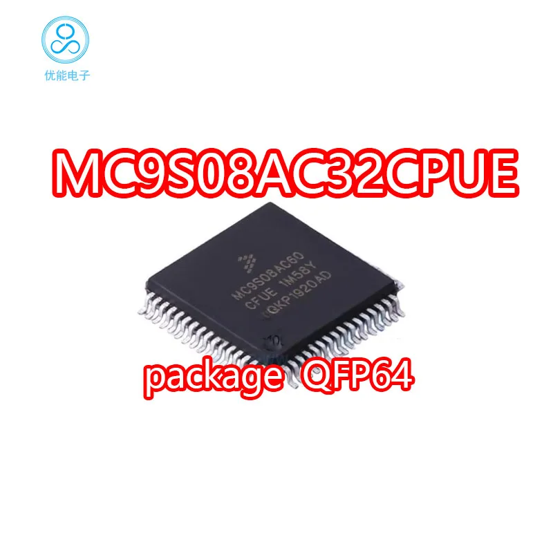 MC9S08AC32CPU MC9S08AC32CPUE package LQFP-64 MC9S08AC32CP