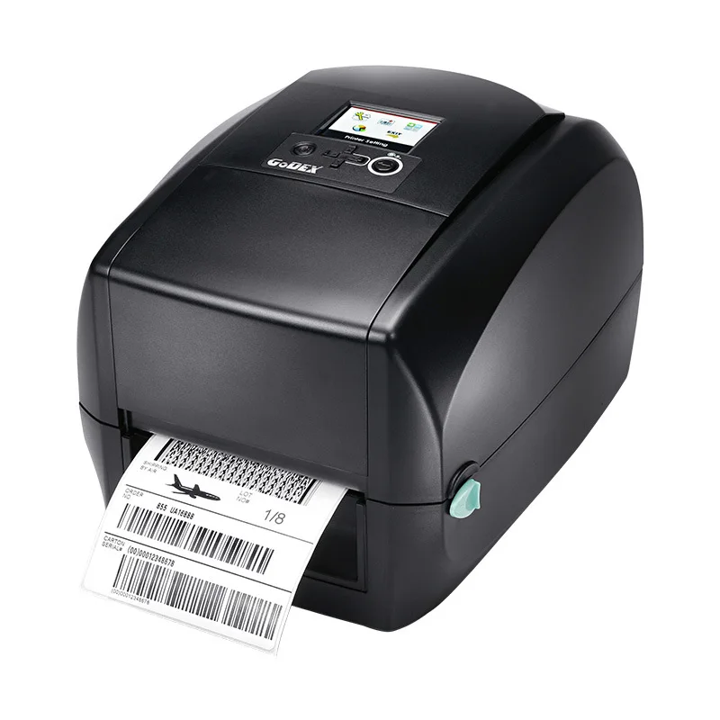 

Godex RT700i 4" Thermal Transfer Printer Color Display, 203 dpi, 7 IPS, USB(H/D), RS232, Ethernet, BT Compatible