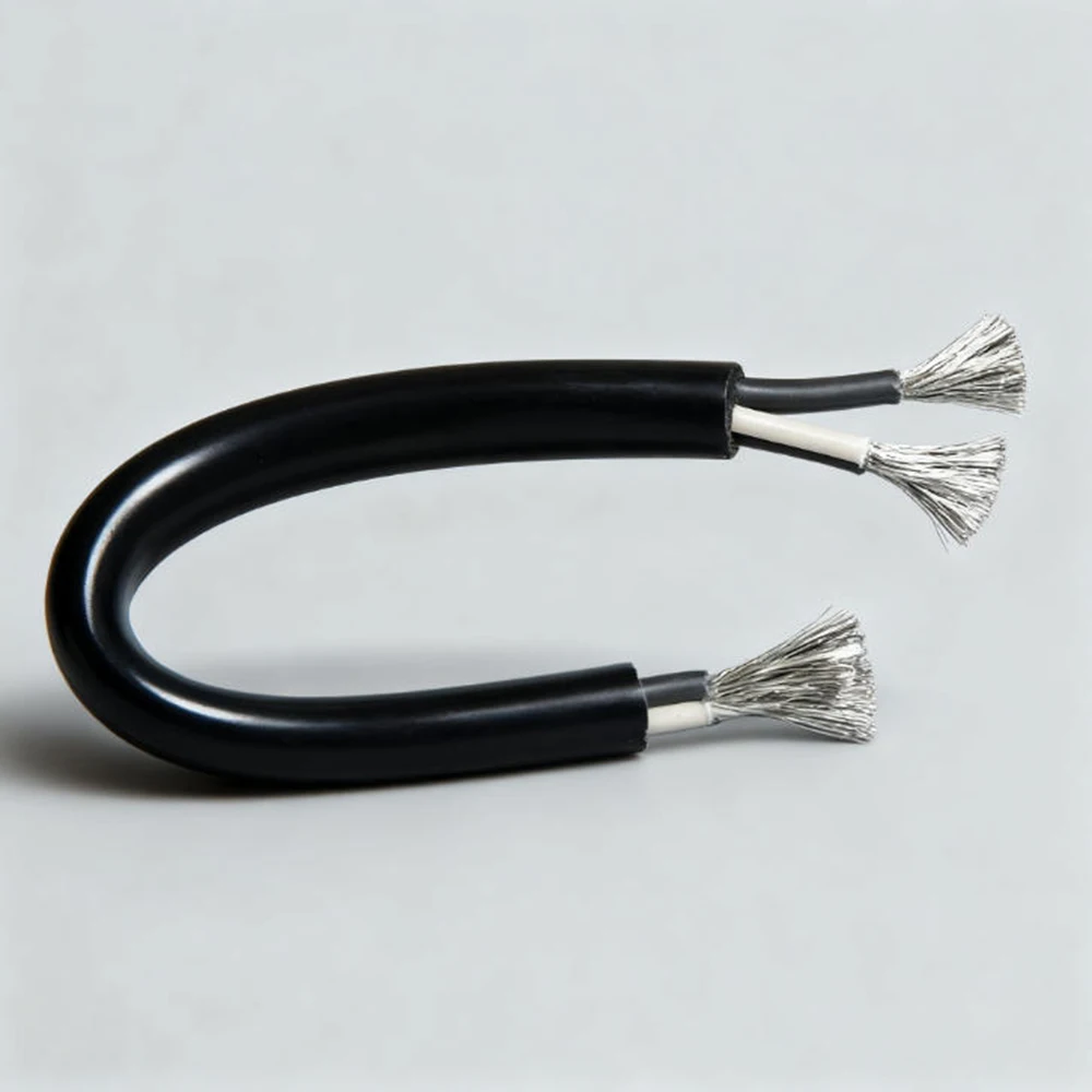 

Imported 2.5mm² 2-Core PUR Drag Chain Cable, Oil/Flex Resistant 504-Strand Tinned Copper for CNC Robotics Machine Tools