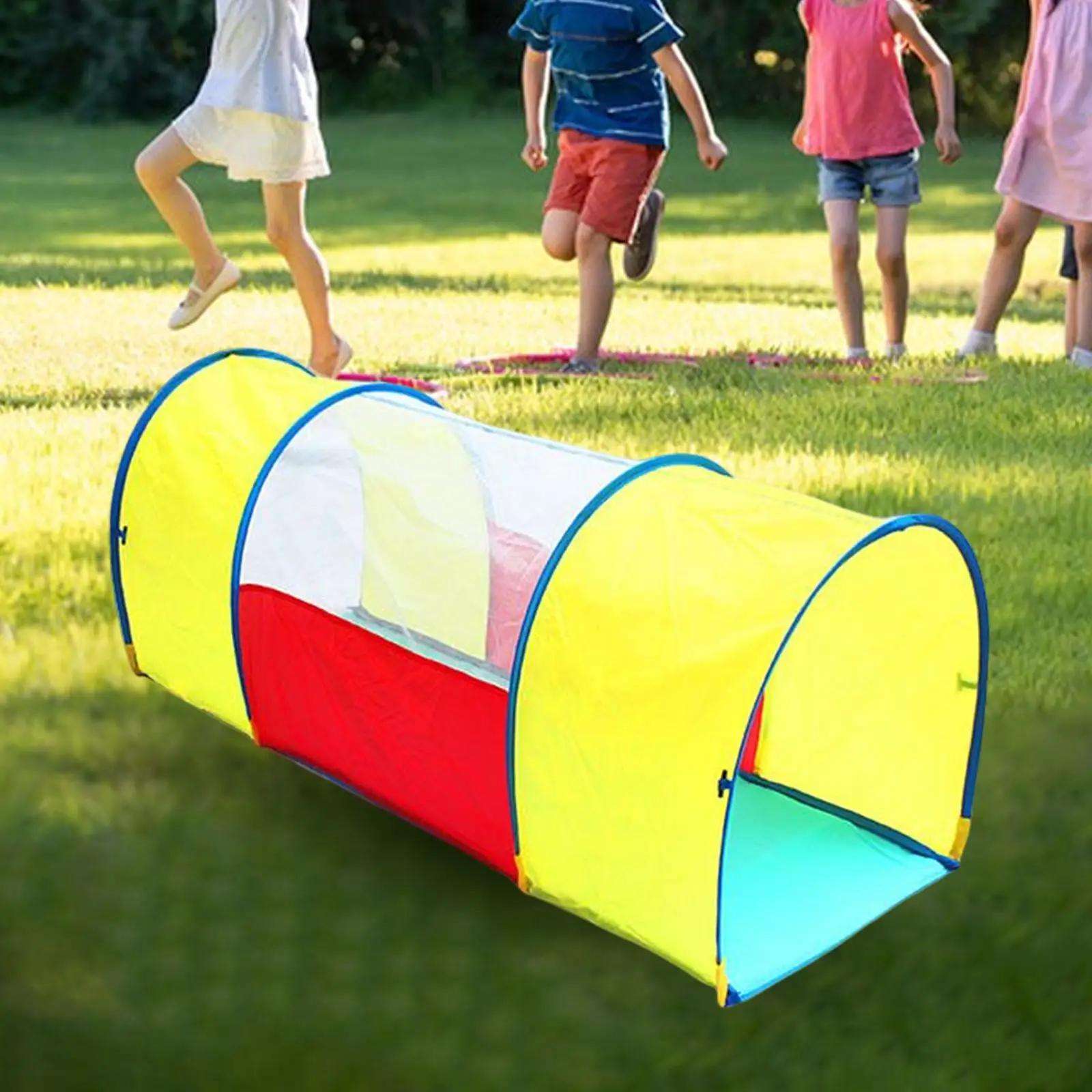 Portable Kids Play Tunnel Tent Colorful Crawl Tunnel Toy for Boys Girls