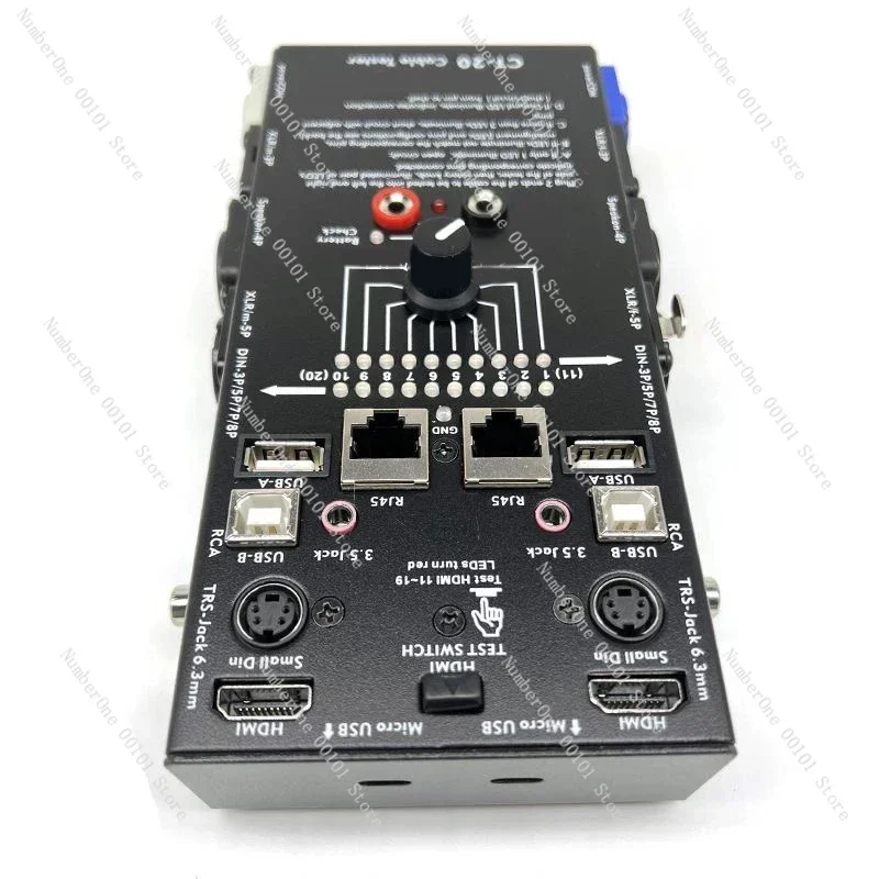 CT-20 Multifunctional Line Tester Audio Line Xlr Signal Line Tester