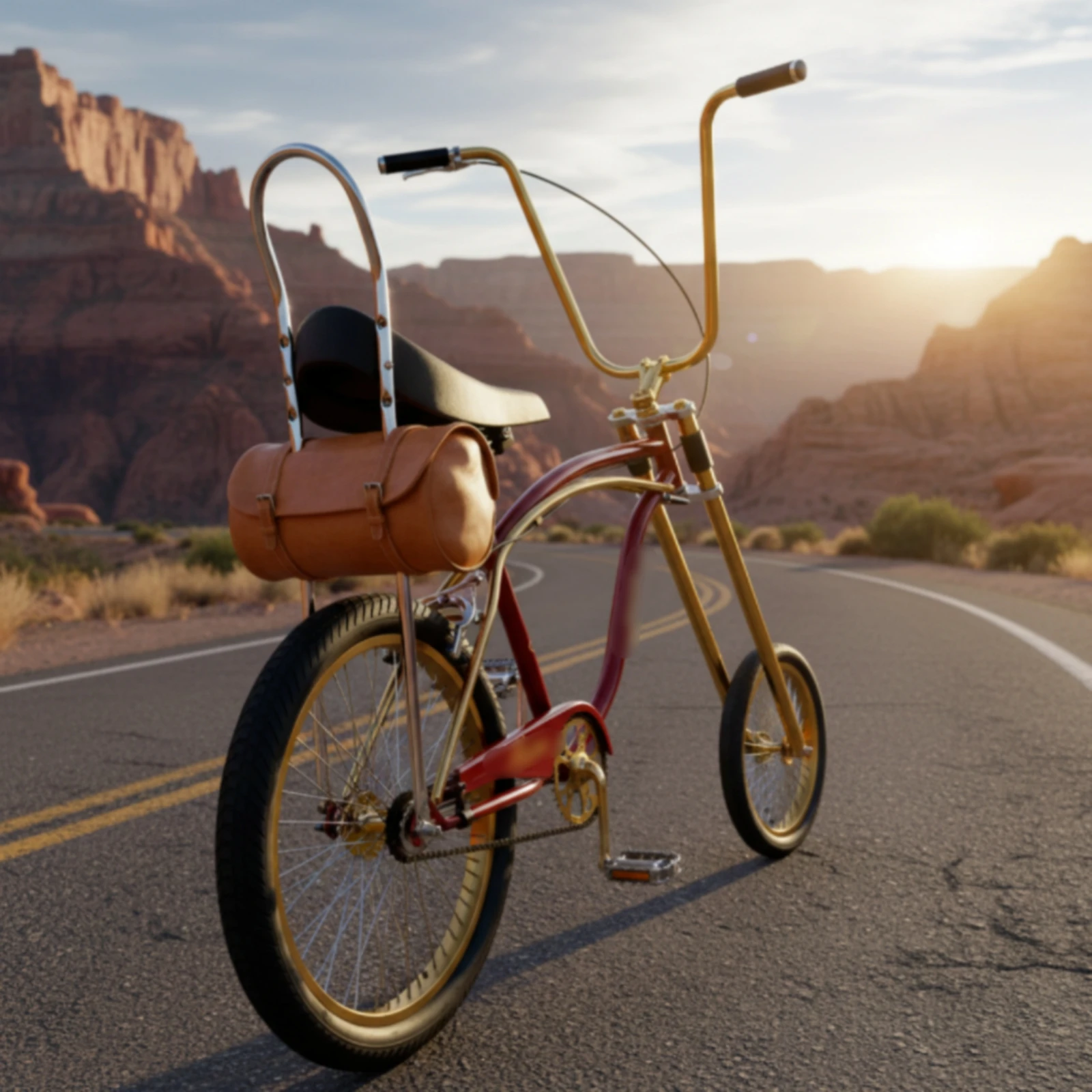Cycle Rear Backrest Rod Long-Lasting Rear Seat Backrest Support Sissy Bar Retro Hardware Vintage for Cyclists, Chopper Bicycles