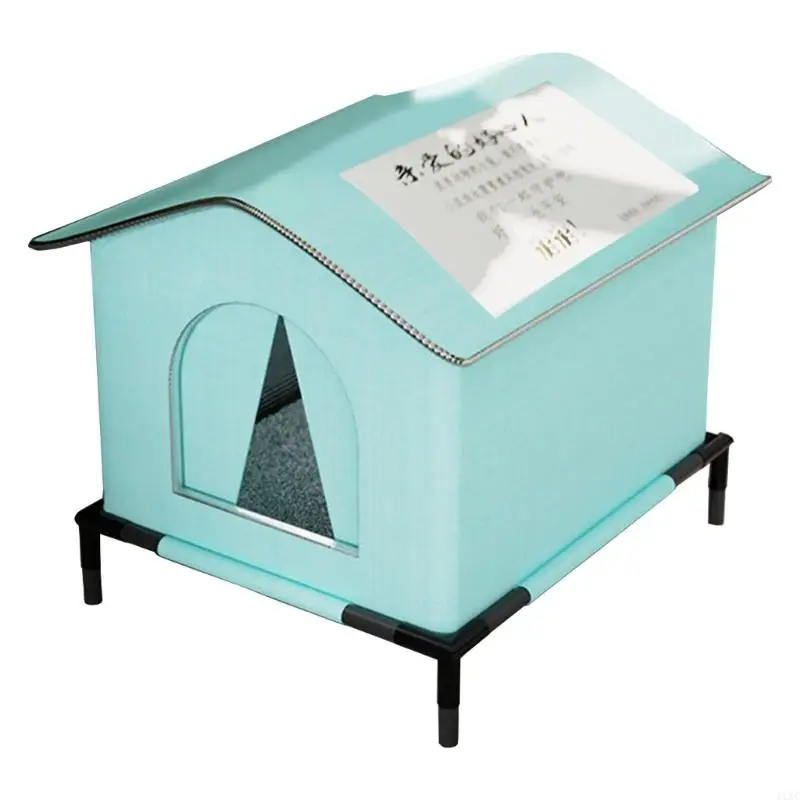 Warm Outdoor Strays Cats Nest Cold Resistant and Weatherproof Cats Shelter House