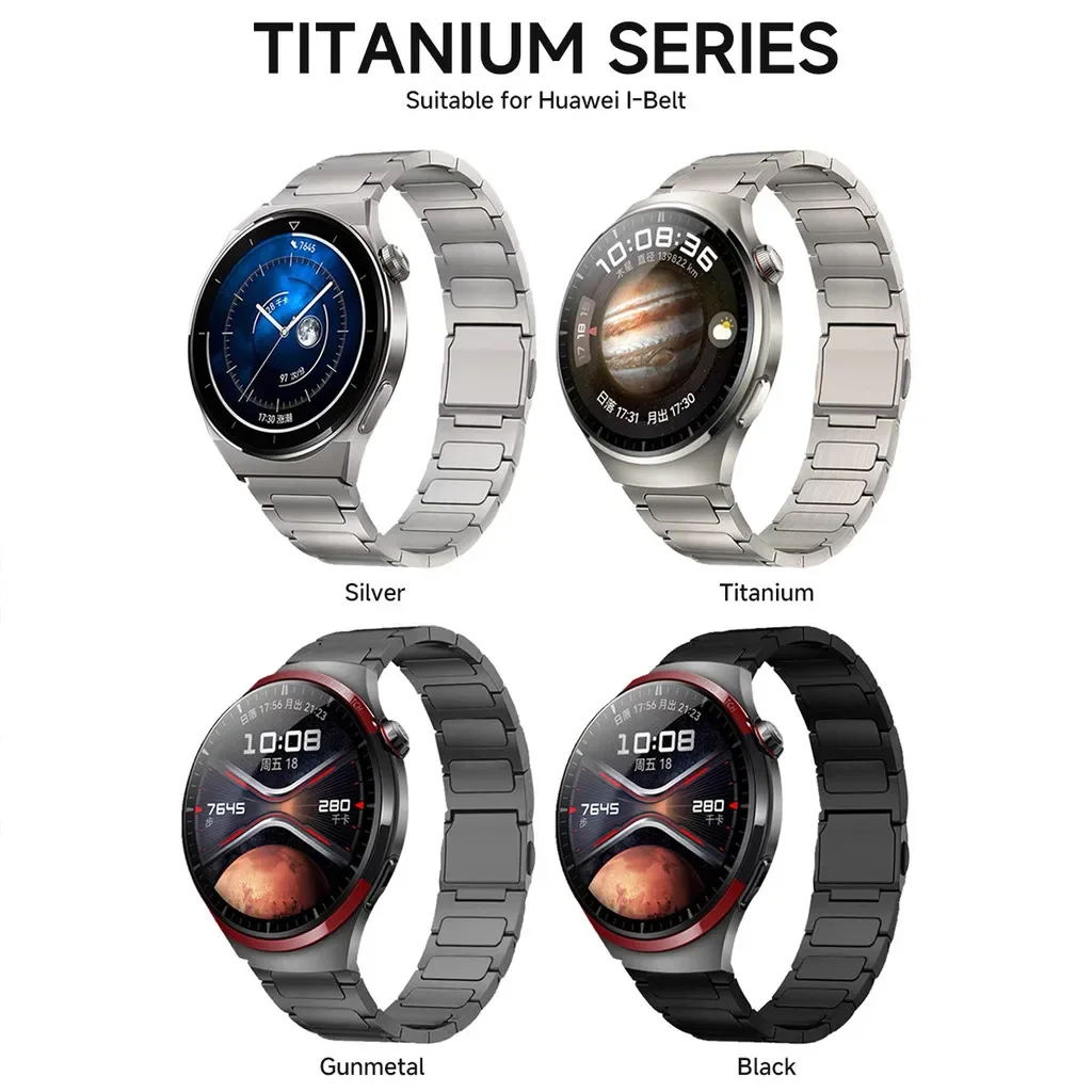 22mm Magnetic Titanium Strap For Huawei Watch GT6/5/GT5Pro/GT6Pro 46mm 4/3 Pro Band For Amazfit Balance GTR 4/3/2 47mm Bracelet
