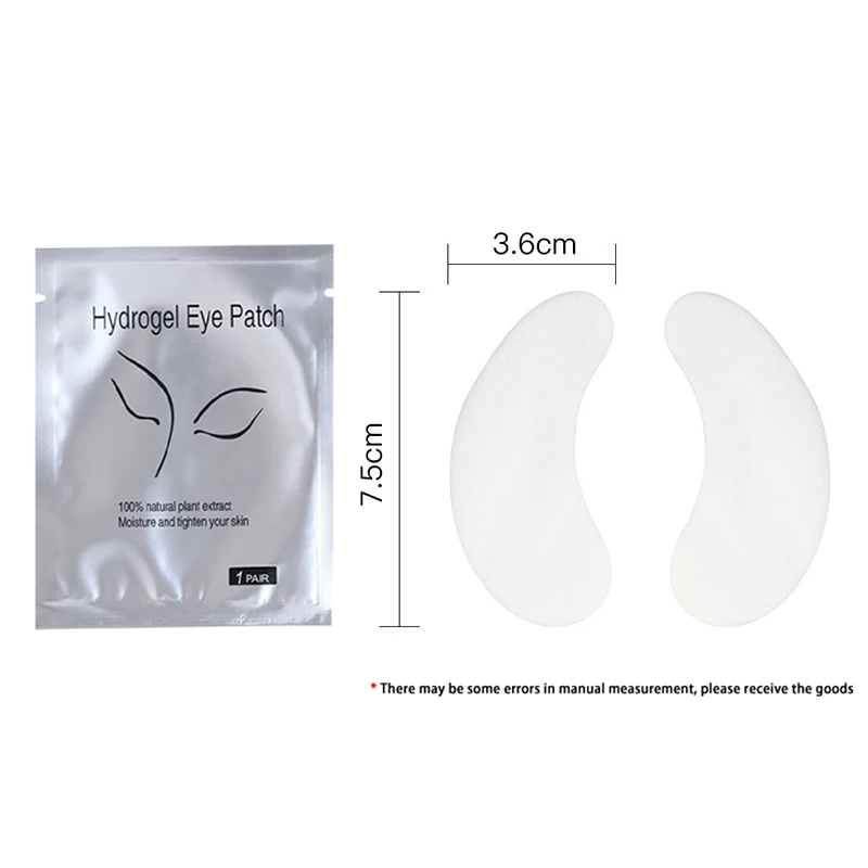 50 Pairs Eyelash Under Eye Patches Eye Pad Isolation Remove Hydrogel Eye Patch Sticker Gasket Eyelash Extension Makeup Tools