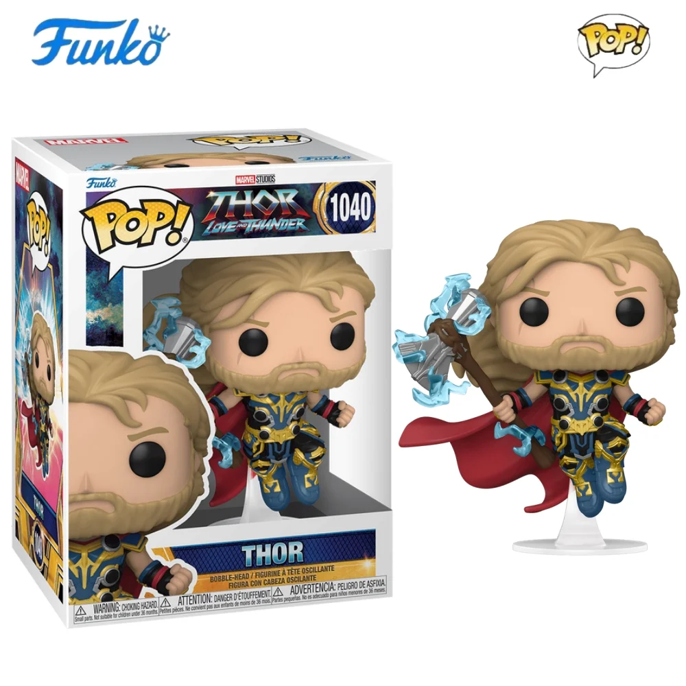 FUNKO Pop Thor1040 With Thor Gwen1498 Figure Marvel Thor: Love With Thunder Vinyl Figures Collectible Limited Edition Toy Gift - Image 7