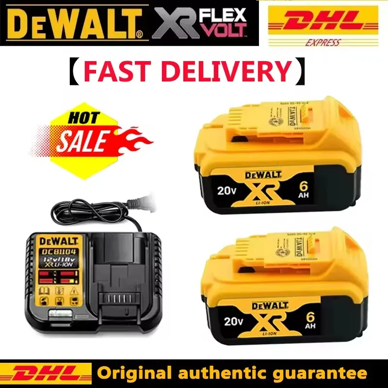 Original100 % -Dewalt 20 V batterie, 6.0AH 5.0AH 2.0AH batterie pour outil électrique DCB206 20 V batterie DCB206 20 V batterie DCB205DCB200