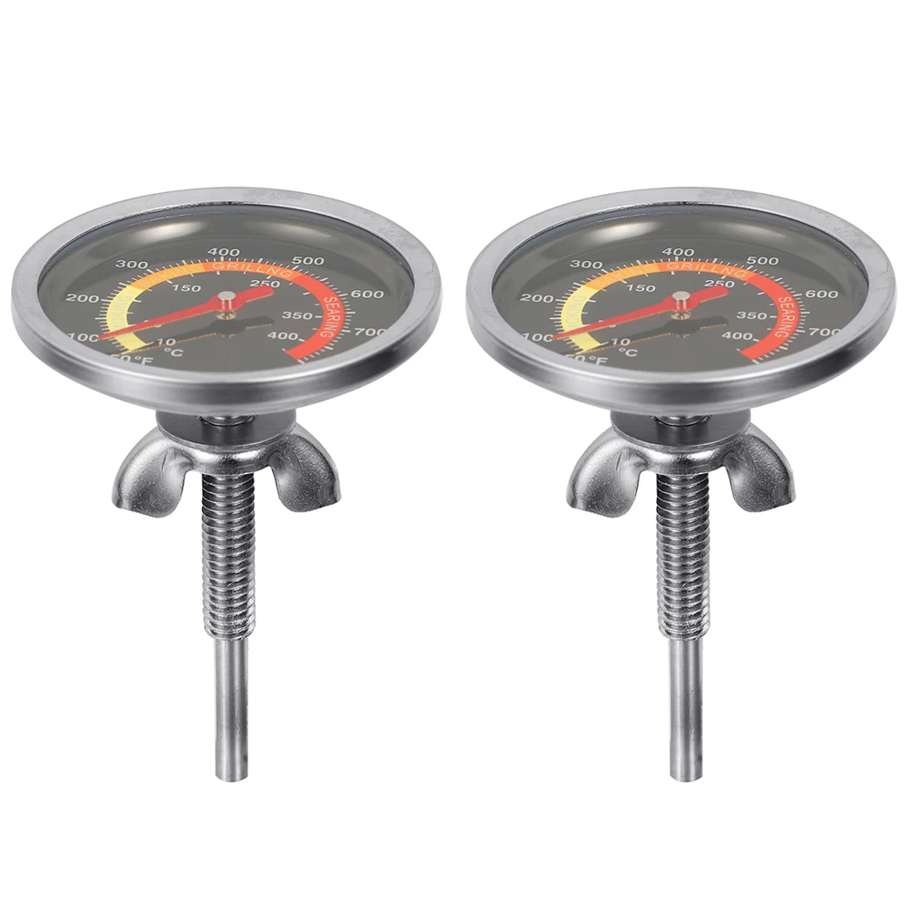 

2pcs Bimetallic Thermometer Stainless Steel 0-400C Oven Kitchen BBQ Food Turkey Grilling Meat Temperature Monitor Thermometers