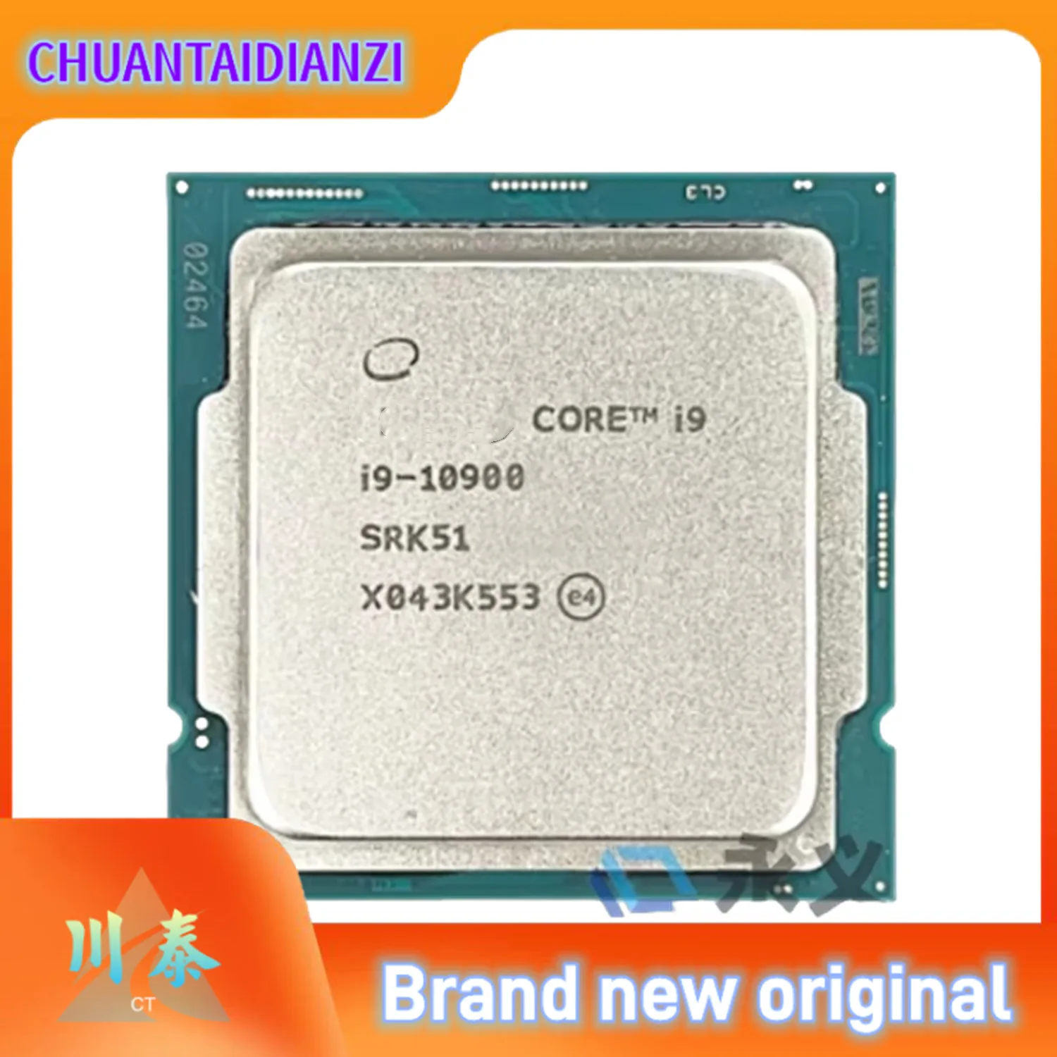 Intel Core i9-10900 i9 10900 i910900 10900 2.8GHz 10Core 20Thread 20MB 65W LGA1200 CPU processor Original authentic product