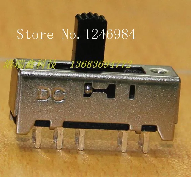 [SA]Small electronic switch toggle switch vertical sliding switch DC power fourth gear switch SS-24H03--100PCS/LOT