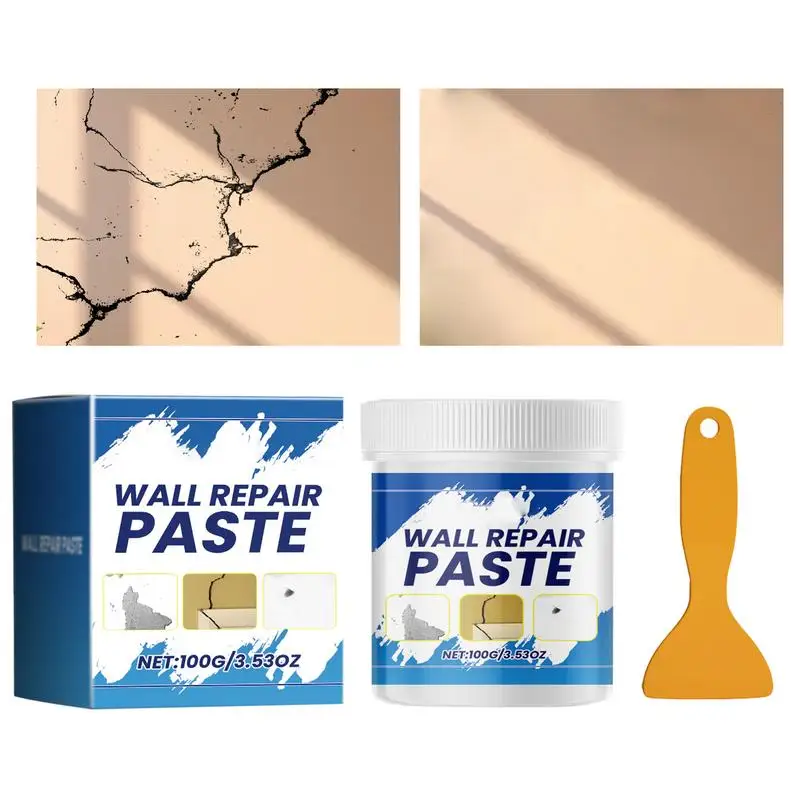 Wall Repair Paste Spackle Wall Repair Wall Putty Repair Holes Odorless Drywall Patch Repair Ceramic Glaze Repair Paste