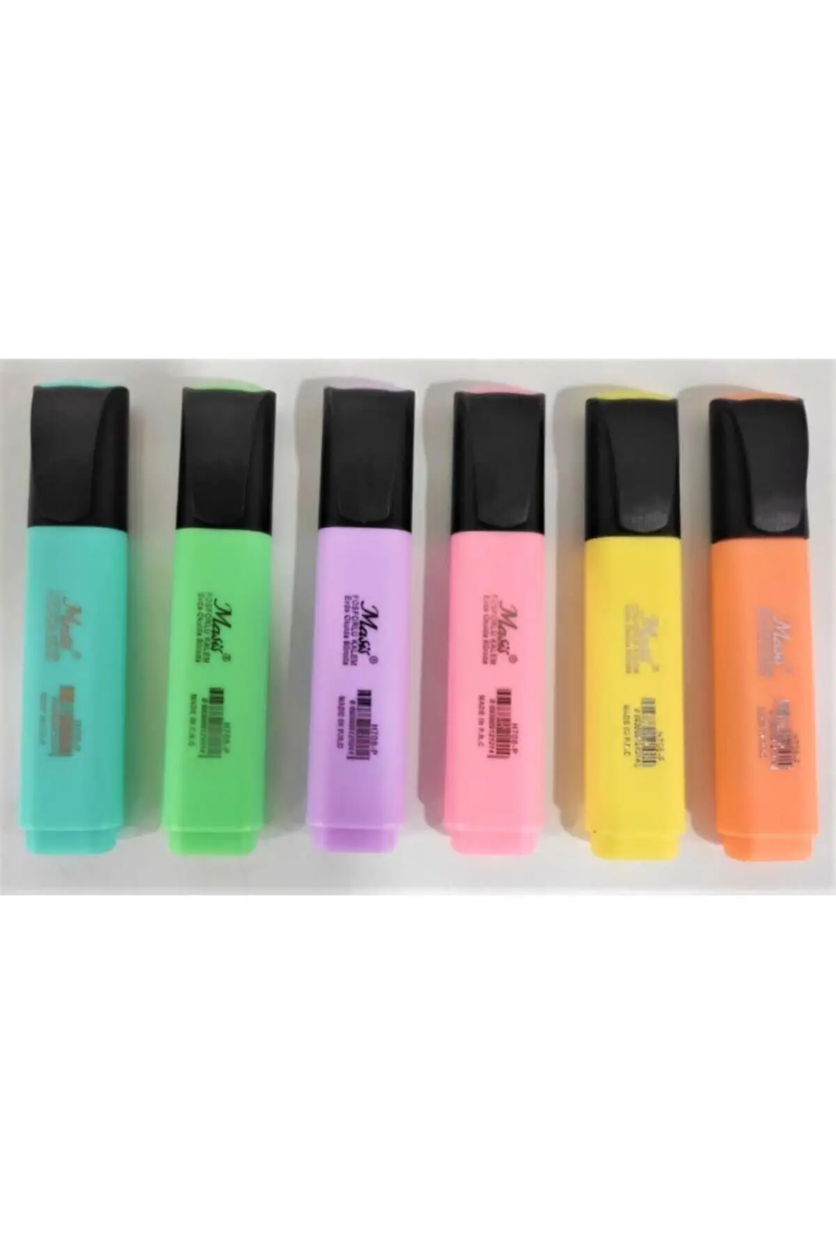 Pastell Farbe Highlighter Marker Pen-Set von 6 2021 - 2022 Schule-Büro