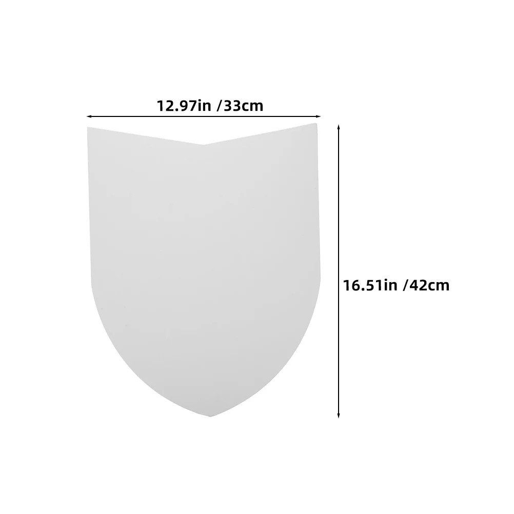 36Pcs DIY Blank Paper Shields Creative Painting Kids Party Game Graffiti Role Play Decoration Toy Shield Kids Shield Toy