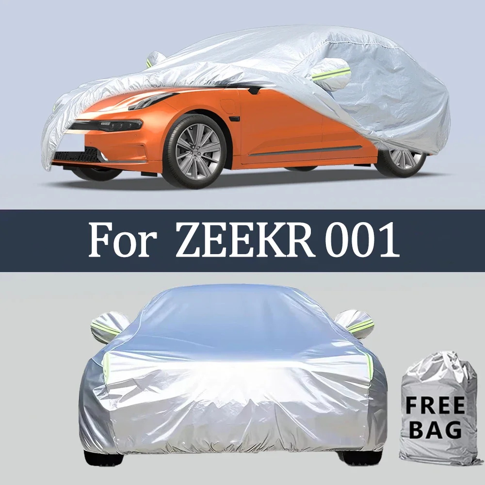 

Для ZEEKR 001, автомобильный чехол, уличные защитные чехлы, снежный солнцезащитный козырек, водонепроницаемый, пылезащитный, внешние УФ-аксессуары для автомобиля