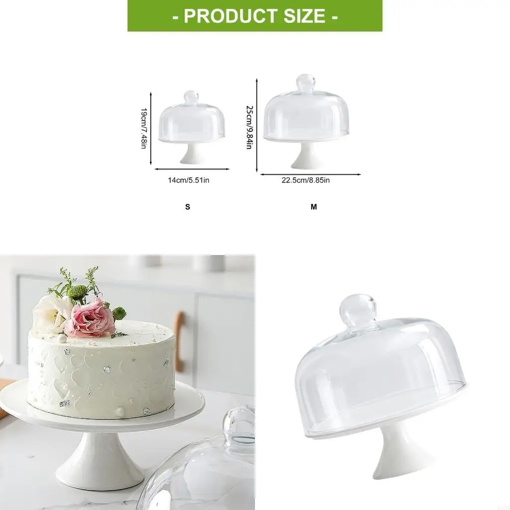 F19B High Footed Serving Dish For Pastries Snacks Scandinavian Inspires Home Dining