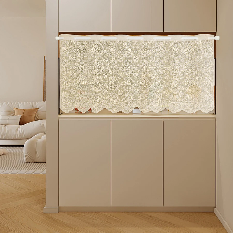 Retro European Pastoral Style Decorative Short Curtains, New Patterned Woven Items To Decorate Your Windows,